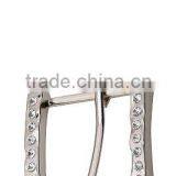 Fashion Lady Pin Belt Buckle With Clip Silver Color