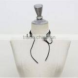 Korean Black Velvet Fabric Choker Jeweled Scarf Necklace Wholesale thumbnail-2
