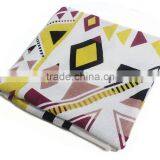 Oversize printing geometry scarf and shawls wholesale