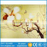 Colorful Glass Wall Decoration Hanging Hand Painted Glass thumbnail-2