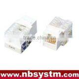 UTP Cat.6 Keystone Jack Angle 90 Degree,dual IDC Type