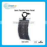 20w Semi Flexible Solar Panel With CE ROHS Approved thumbnail-6