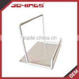 Powder Coating White Counter Top Book Store Display Shelves thumbnail-1