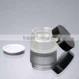 15ml,20ml,30ml & 50ml Size Stockable Round Shape Frosted Glass Jar For Face Cream thumbnail-4