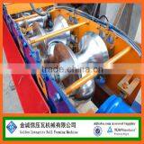 Hot Sale PLC Controled Metal Roofing Ridge Cap Roll Forming Machine thumbnail-1
