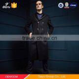 New Style Double-breast Long Winter Jacket Woven Wool Fabric for Winter Overcoat Cashmere Wool Coat thumbnail-4