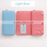 2017 New Arrivals Brand Lady Wallet , Colorful and Fashion Multifunction pu Leather Women Wallet With 72 Card Slots . thumbnail-4