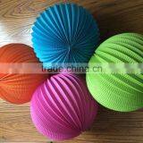 Eco-friendly and Cheapest Price Muti-colorful Concertina Lantern for Hanging Decoration