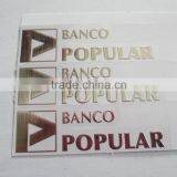 Glossy Finish Electroform Thin Metal Sticker; Metal Electroforming Foil Self Adhesive Label Sticker thumbnail-3