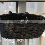 Oval Weaving Rattan Baskets With Hook thumbnail-3