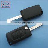 OkeyTech Peugeot 307 Flip Key Shell With Light Button no Logo for Peugeot 307 Remote Key thumbnail-1