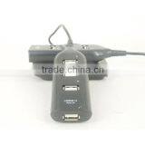 New High Speed 4-Port Splitter USB 2.0 Hub Powered Adapter For PC Laptop Notebook thumbnail-6