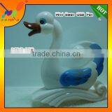2015 Cute Swan Deign New Supper Cooling Mini USB/Battery Operated Fan at Factory Price thumbnail-1