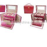 Cosmetic Storage Box With Chic Crocodile Pattern pu Leather thumbnail-6