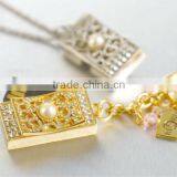 RORO Cherish Enamel Craft Gift USB Flash Disk USB Flash Drive