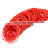 Size 16 Transparent Red color Natural Rubber Bands For Money