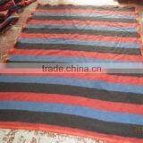 Heavy Cotton Blanket With Rainbow Color and Made From Chinese Factory thumbnail-1