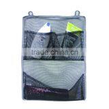 Cosmetic Storage Hanging Bathroom 3-pocket PVC Mesh Organizer Bathroom Holder