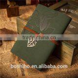 Customized Design PU Leather Cover Loose Leaf Blank Notebook Journal Diary Gift thumbnail-1