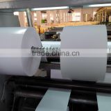 high quality Self adhesive semi glossy paper with white liner