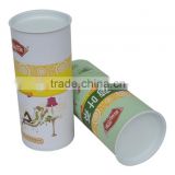 Custom round/empty/airtight/disposable high end tea seal paper gifts tube