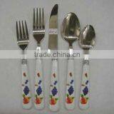 Plastic Handle Dinnerware Set Cheap Popular thumbnail-2