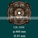 Construction Material PU Small Ceiling Medallions for House Ceiling Designs