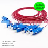 High qualith&hot sell fiber Pigtail SC SM PC 900um 2m LSZH Red