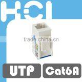 Network Cat6A 90 Degree UTP Punchdown Type Modular Keystone Jack thumbnail-6