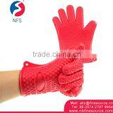 Cooking BBQ Grill Wholesale Silicone BBQ Waterproof Kitchen Hand Gloves