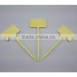 5inch 13cmL Yellow Plastic Garden Plant Bed Label T Label thumbnail-4