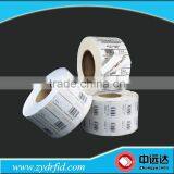 Adhesive 860-960MHz Uhf Rfid Tag Rfid Sticker Label