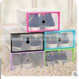 2016 Best Selling Clear Plastic Shoes Storage Box Household Articles Bins for Sale thumbnail-1