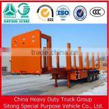China Heavy Truck Log Delivery Semi-Trailer, Wood Carrier Truck Trailer for Sale thumbnail-1