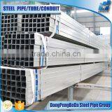 15/15/0.8mm Scaffolding Profile Steel Pre Galvanized Square