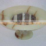 Hot Sale MANUFACTURER AND EXPORTERS OF ONYX FRUIT TRAYS HANDICRAFTS thumbnail-1