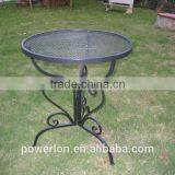 Shabby Antique Black Antirust Metal Outdoor Table Coffee Table thumbnail-1