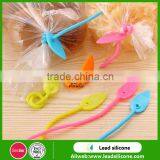Leaves Design Silicone Food Elastic Loops, Multifunctional Silicone Cable Tie thumbnail-5