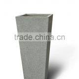 Black And White Sandstone Square Decoration Pot thumbnail-2
