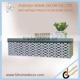 2017 Hot Sell Hollow Out Metal Wall Shelf With Wooden Board for Wall Decoration thumbnail-4