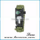 Wilderness Survival Guide Braided Military Bracelets Camping Hiking Gear thumbnail-6