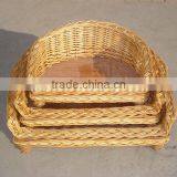 Wicker Pet Basket thumbnail-1