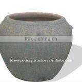 Vietnam Old Stone Outdoor Planter, Outdoor Pottery thumbnail-1