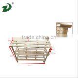 Eco-friendly 3 Tiers Light Wood Shoes Rack thumbnail-4