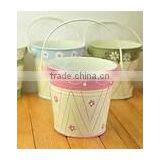 Elegant Design Hanging Pot/Metal Small Flower Pails/Zinc Flower Planter/Metal Flower Pot/Can Garden Decoration thumbnail-1