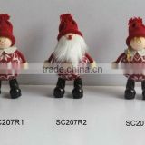 Christmas fabric person standing decoration
