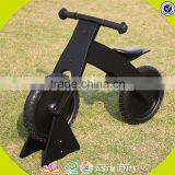 Wholesale Top Sale Wooden Black Balance Bike for Kids New Fashion Black Balance Bike Great Wooden Black Balance Bike W16C051 thumbnail-1