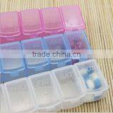 Custom 7 Compartment Plastic Pill Box,custom Seven Days Plastic Pill Box,custom 7 Compartment Seve Days Plastic Pill Box thumbnail-2