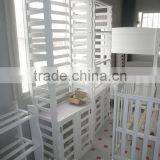 Popular Solid Wood Multifunction Baby Cribs Children Bed thumbnail-4
