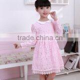 2015 Winter Lace Casual Girls Dress Cute Fashion Girl Party Children Dress Vestido Meninas Baby Princess Dress Kids Dress thumbnail-3